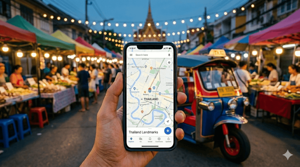 Essential Apps for Your Thailand Trip (And the One That Saved My Night in Bangkok) thailand-travel-apps-smartphone-map.jpg