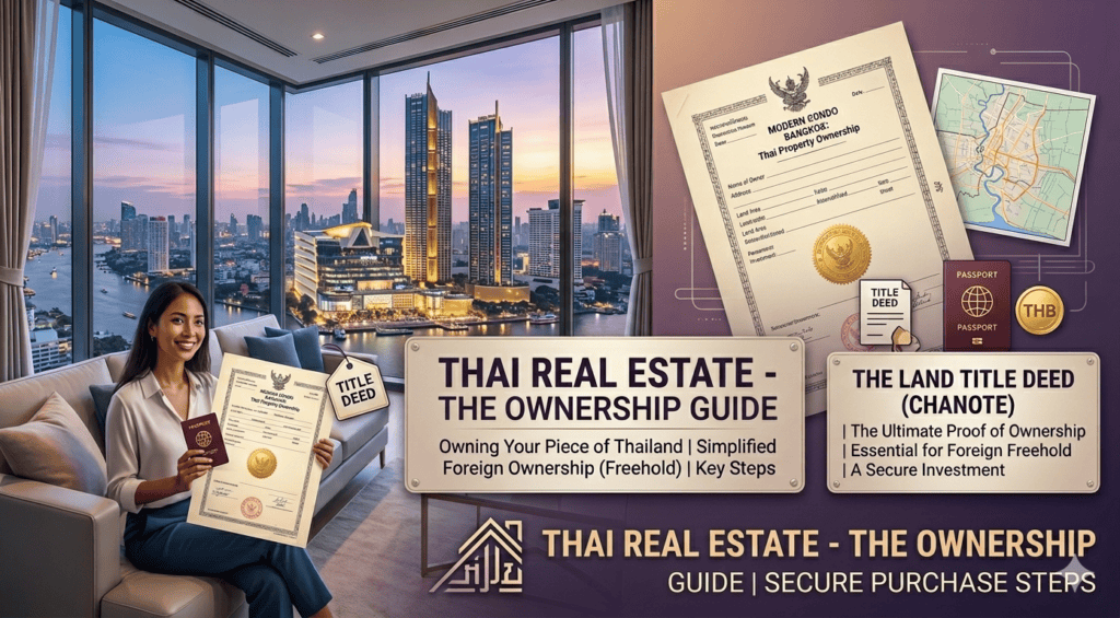 Modern condominium building in Bangkok Thailand for foreign ownership